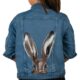 inky bunny blue handmade painted jean jacket product